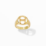 SIGNATURE H SIGNET RING
